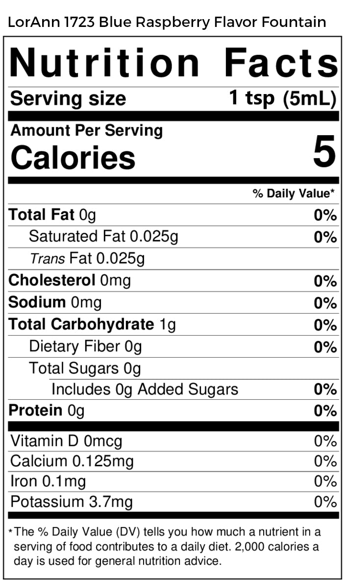 Blue Raspberry Flavor - 4 oz. - 32 oz. - Ice Cream and Beverage Flavors - LorAnn Oils - Canadian Distribution