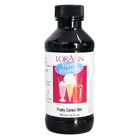 Fruity Cereal Milk Flavor Fountain - 4 oz. - 32 oz. - Ice Cream and Beverage Flavors - LorAnn Oils - Canadian Distribution