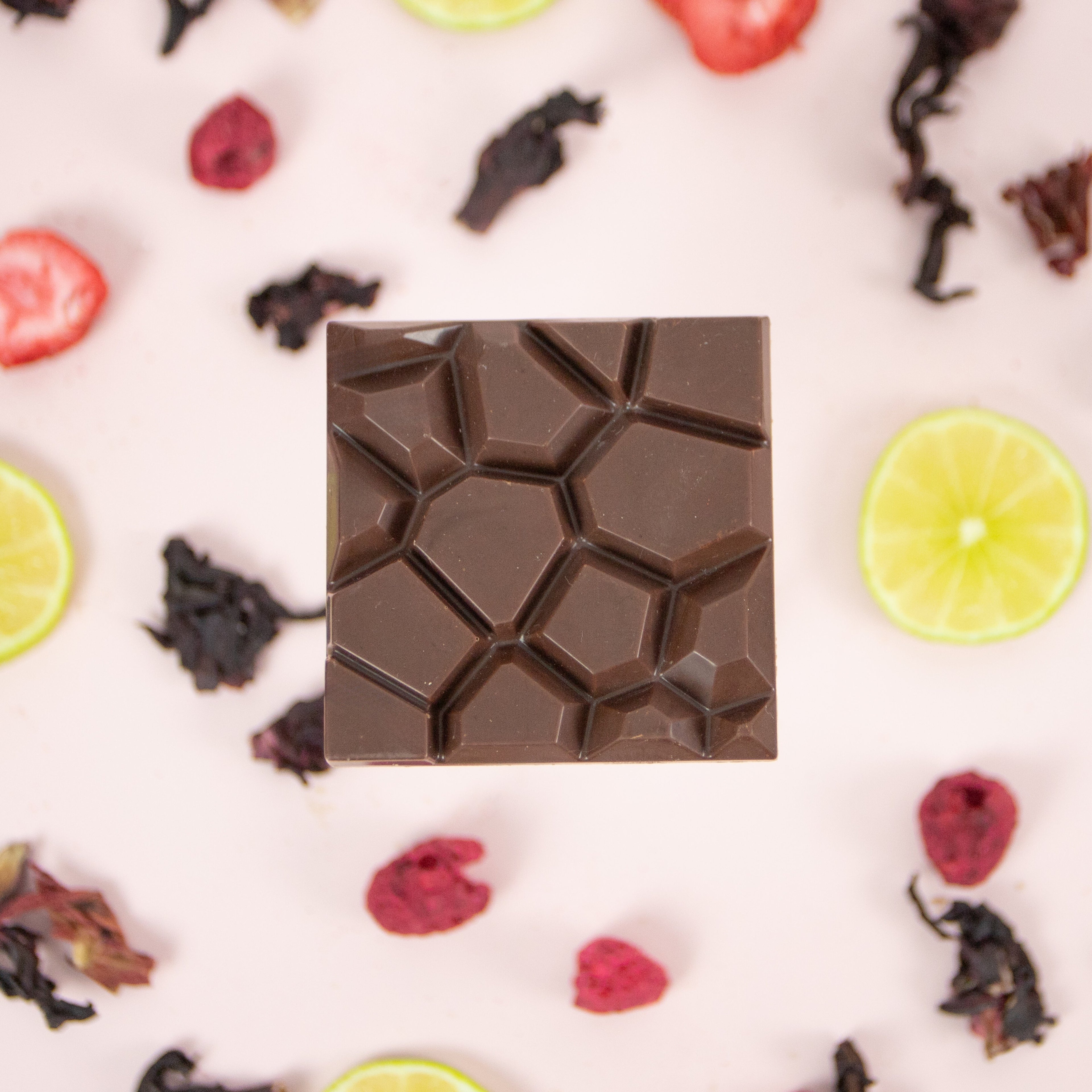 berry hibiscus margarita chocolate bar