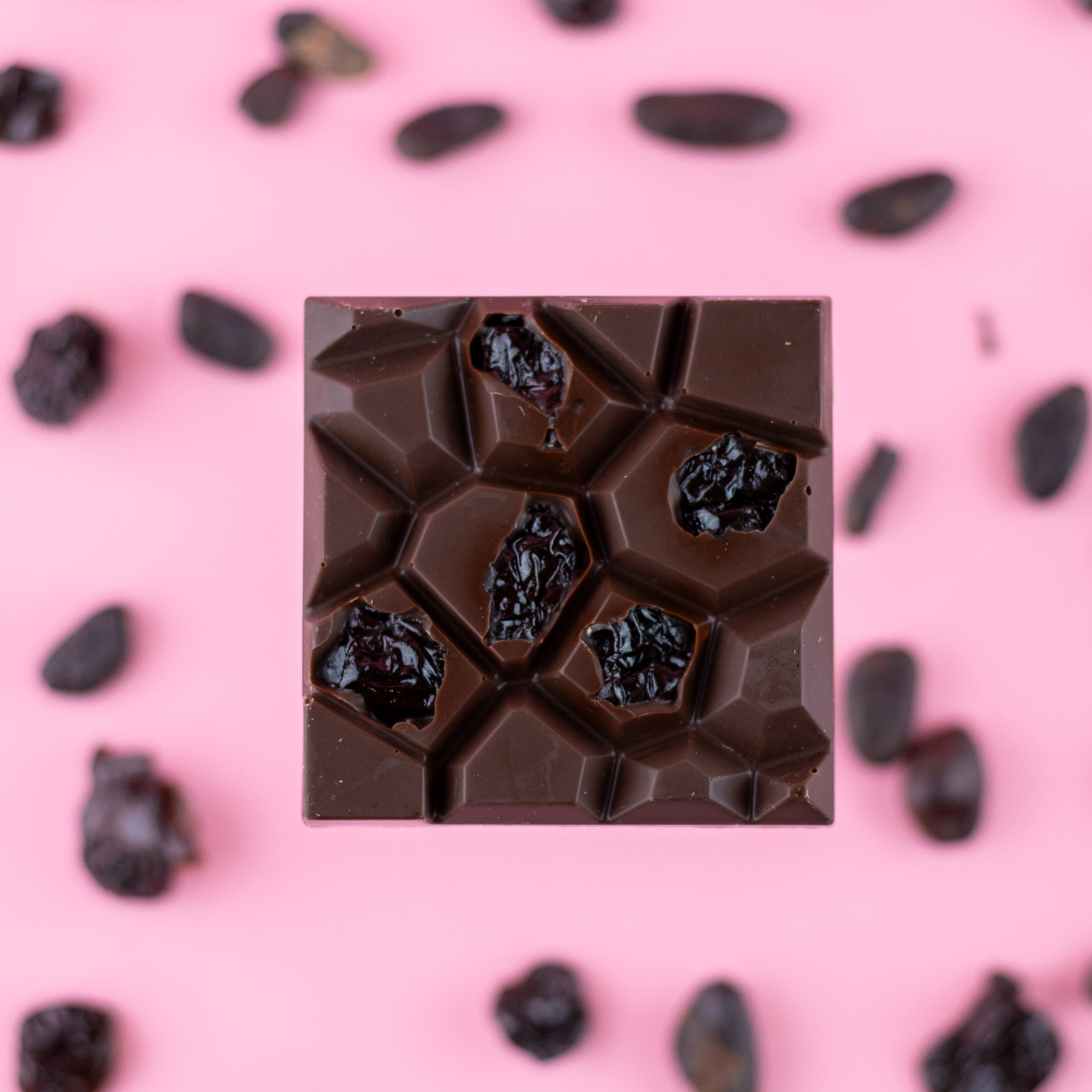 cherry amaretto dark chocolate bar