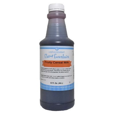 Fruity Cereal Milk Flavor Fountain - 4 oz. - 32 oz. - Ice Cream and Beverage Flavors - LorAnn Oils - Canadian Distribution
