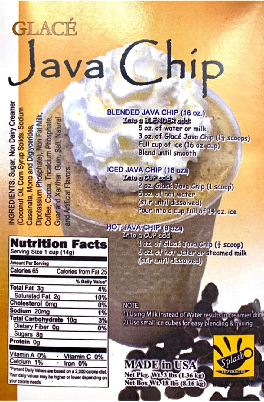 Java Chip 4 in1 Bubble Tea / Latte and Frappe Mix